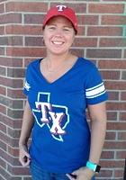 Texas Rangers Womens Blue First Pick Short Sleeve T-Shirt