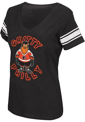 Philadelphia Flyers Womens Gritty Short Sleeve T-Shirt