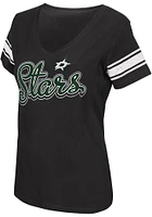 Dallas Stars Womens Black First Pick Short Sleeve T-Shirt