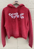 Detroit Red Wings Womens Comfy Cord Hooded Sweatshirt