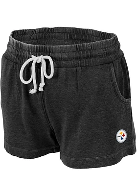 Pittsburgh Steelers Womens Black Rally Shorts