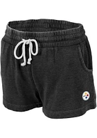 Pittsburgh Steelers Womens Black Rally Shorts