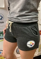 Pittsburgh Steelers Womens Black Rally Shorts