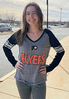 Philadelphia Flyers Womens Grey Franchise LS Tee
