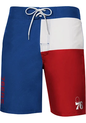 Philadelphia 76ers Mens Blue Breeze Swim Trunks