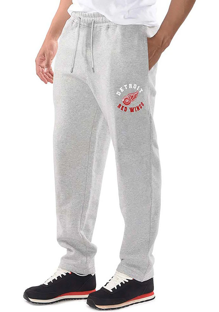 Starter Detroit Red Wings Mens Grey Tri-Blend Sweatpants