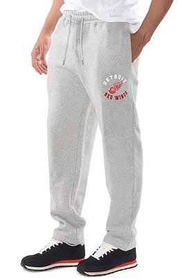 Starter Detroit Red Wings Mens Grey Tri-Blend Sweatpants