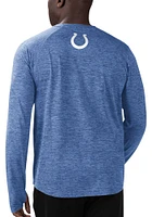 MSX by Michael Strahan Indianapolis Colts Blue Moisture Wicking Long Sleeve T-Shirt