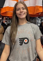 Philadelphia Flyers Womens Grey Knobi Short Sleeve T-Shirt