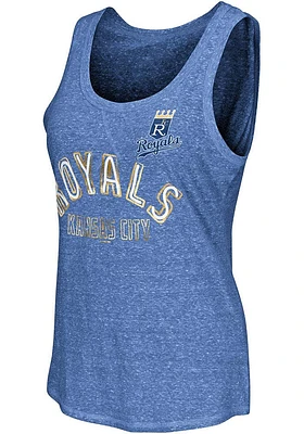 Kansas City Royals Womens Blue Playoff Graphic Tank Top
