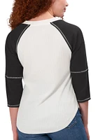 Philadelphia Flyers Womens White Rebel LS Tee