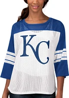Kansas City Royals Womens First Team Fashion Baseball Jersey - White