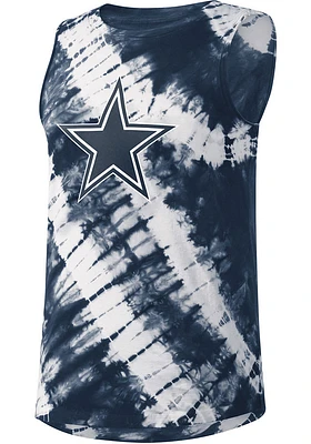 Dallas Cowboys Womens Navy Blue Money Ball Tank Top