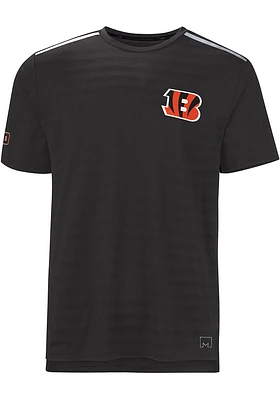 MSX Cincinnati Bengals Black CROSS-TRAINING Short Sleeve T Shirt