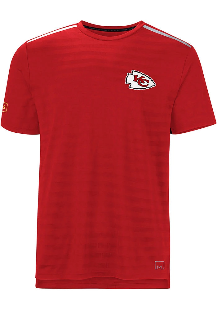 MSX by Michael Strahan Kansas City Chiefs Red CROSS-TRAINING Short Sleeve T Shirt