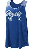 Kansas City Royals Womens Blue Base Hit Tank Top