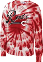 Cincinnati Reds Womens Red MVP Crew Sweatshirt