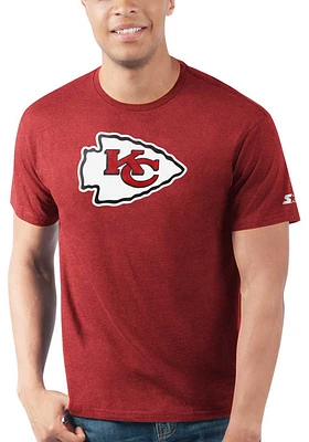 Starter Kansas City Chiefs Primary Logo Design Short Sleeve T Shirt