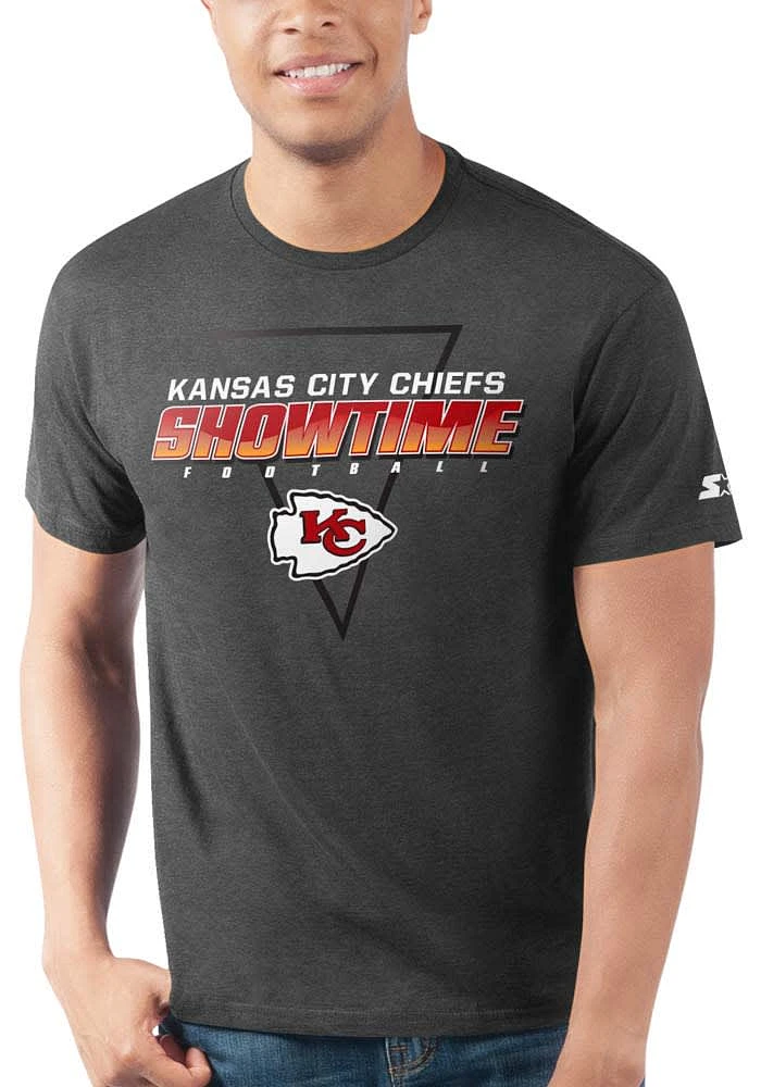 Starter Kansas City Chiefs Black Triangle Short Sleeve T Shirt