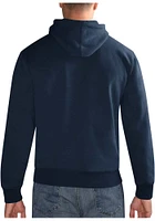 Starter Chicago Bears Mens Navy Blue Established Long Sleeve Hoodie