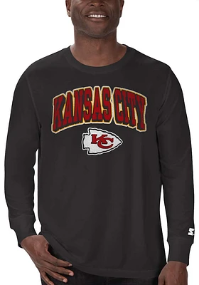 Starter Kansas City Chiefs Arch Name Long Sleeve T Shirt