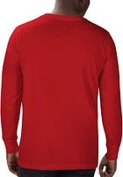 Starter Kansas City Chiefs Red Arch Name Design Long Sleeve T Shirt
