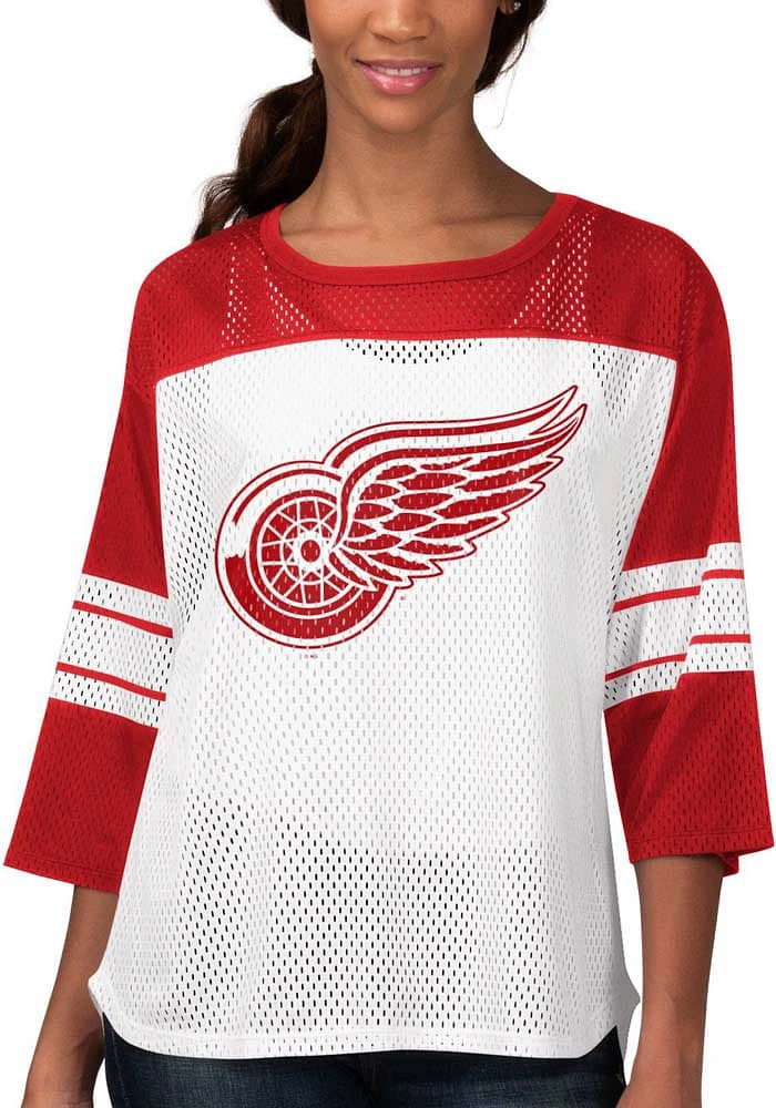 Detroit Red Wings Womens First Team Fashion Hockey Jersey