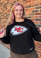 DKNY Sport Kansas City Chiefs Womens Black Maddie Hooded Sweatshirt