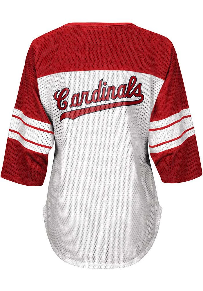 St Louis Cardinals Womens First Team Edition Fashion Baseball Jersey - Red