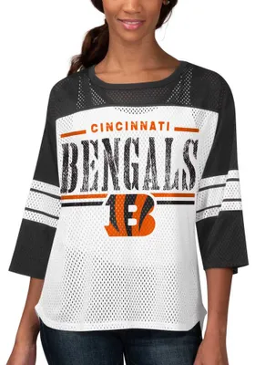 Cincinnati Bengals Womens First Team Fashion Football Jersey - Black