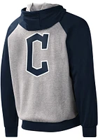 Cleveland Guardians Mens Grey SCRIMMAGE Long Sleeve Zip