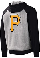 Pittsburgh Pirates Mens Grey SCRIMMAGE Long Sleeve Zip