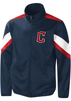 Cleveland Guardians Mens Navy Blue EARNED RUN Track Jacket