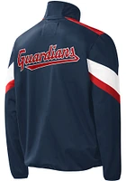 Cleveland Guardians Mens Navy Blue EARNED RUN Track Jacket