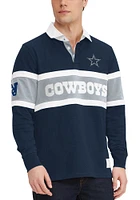 Dallas Cowboys Mens Navy Blue Martin Long Sleeve Polo Shirt