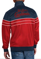 Starter St Louis Cardinals Mens Red Prime Time Track Jacket
