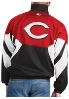 Starter Cincinnati Reds Mens Red Power Play Pullover Jackets