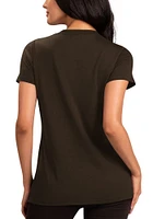 Cleveland Browns Womens Black Record Setter Short Sleeve T-Shirt