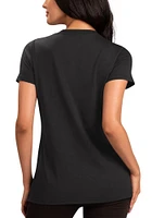 Pittsburgh Steelers Womens Black Record Setter Short Sleeve T-Shirt