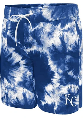 Kansas City Royals Mens Blue Splash Volley Swim Trunks