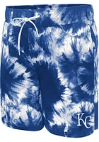 Kansas City Royals Mens Blue Splash Volley Swim Trunks