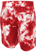 St Louis Cardinals Mens Red Splash Volley Swim Trunks