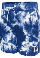 Texas Rangers Mens Blue Splash Volley Swim Trunks