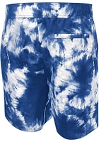 Texas Rangers Mens Blue Splash Volley Swim Trunks