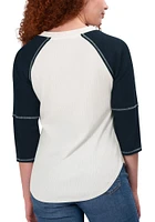 Chicago Bears Womens White Rebel LS Tee