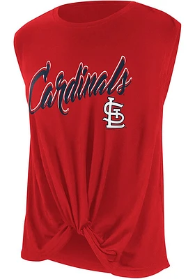 St Louis Cardinals Womens Red Showdown Tank Top