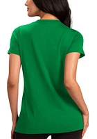 Dallas Stars Womens Kelly Green Record Setter Short Sleeve T-Shirt