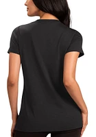 Pittsburgh Penguins Womens Black Record Setter Short Sleeve T-Shirt