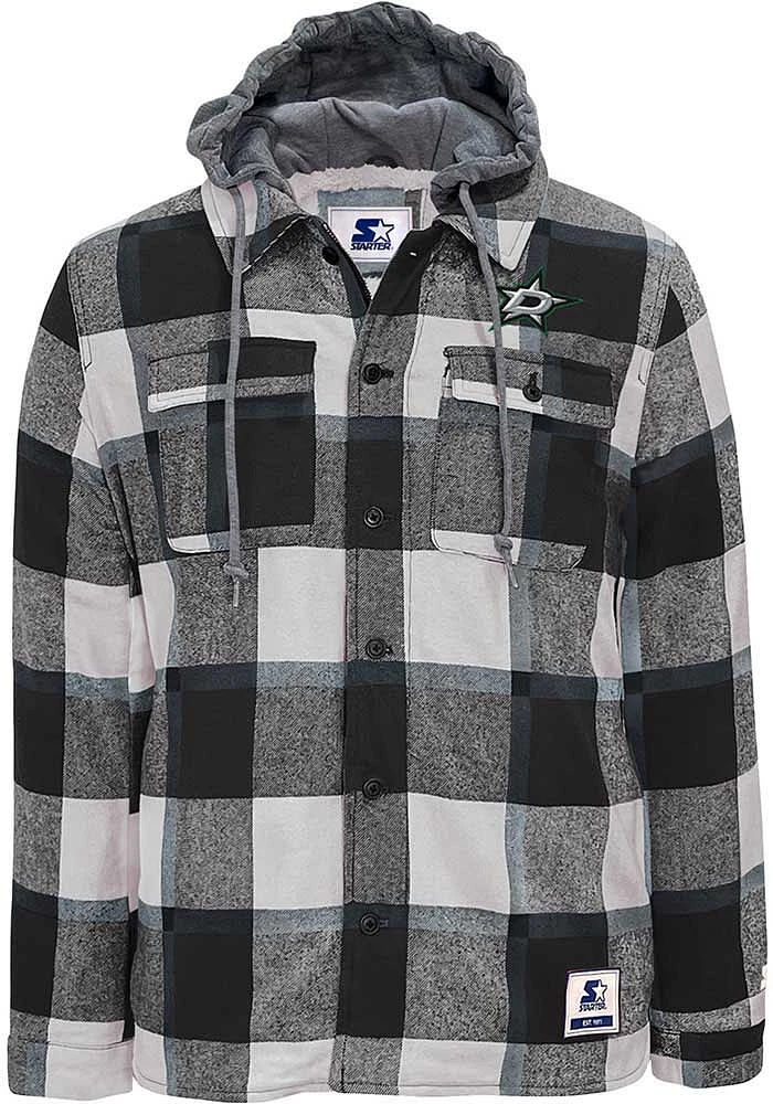 Starter Dallas Stars Mens Black Big Joe Medium Weight Jacket