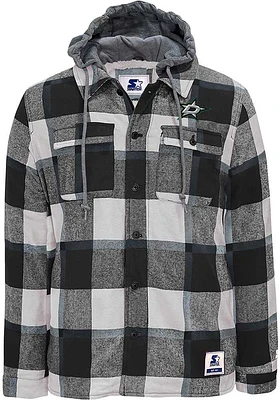 Starter Dallas Stars Mens Black Big Joe Medium Weight Jacket